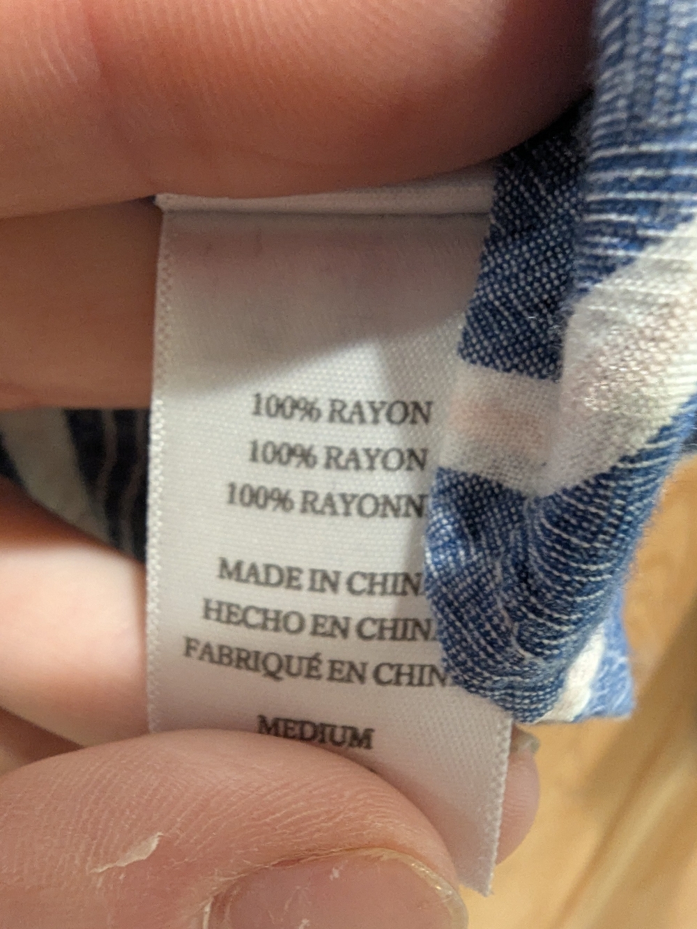 Rails Blue and White Stripe Button-Down Shirt - Picture 9 of 9